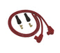 Taylor Cable 10251 8mm Spiro-Pro Motorcycle Ignition Wire Set; Universal Fit; Red; 90 deg. Boots; - Truck Part Superstore
