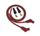 Taylor Cable 10253 8mm Spiro-Pro Motorcycle Ignition Wire Set; Universal Fit; Red; 135 deg. Boots; - Truck Part Superstore
