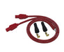 Taylor Cable 10255 8mm Spiro-Pro Motorcycle Ignition Wire Set; Universal Fit; Red; 180 deg. Boots; - Truck Part Superstore
