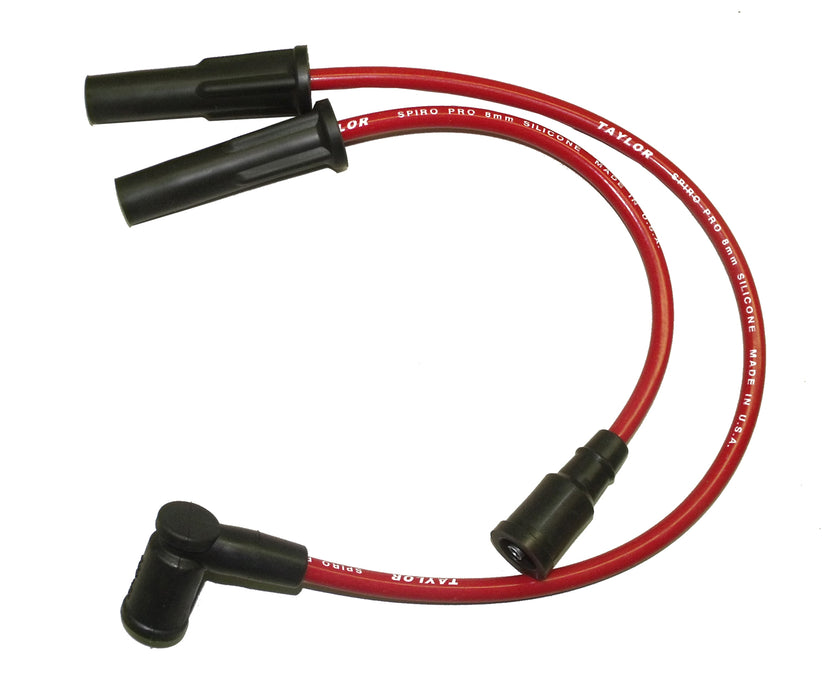 Taylor Cable 10263 8mm Spiro-Pro Motorcycle Ignition Wire Set; Red; - Truck Part Superstore