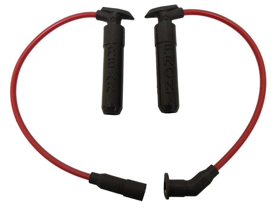 Taylor Cable 10269 8mm Spiro-Pro Motorcycle Ignition Wire Set; Red; R02; - Truck Part Superstore
