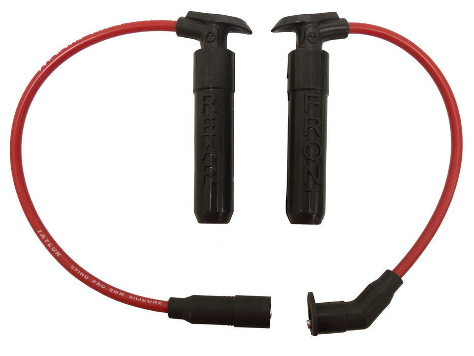 Taylor Cable 10270 8mm Spiro-Pro Motorcycle Ignition Wire Set; Red; R03; - Truck Part Superstore
