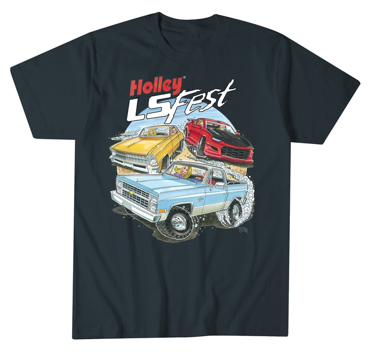 Holley 10319-4THOL LS Fest Toddler Trosley Tee; Navy; Crew Neckline; Short Sleeve; Youth 4T; - Truck Part Superstore