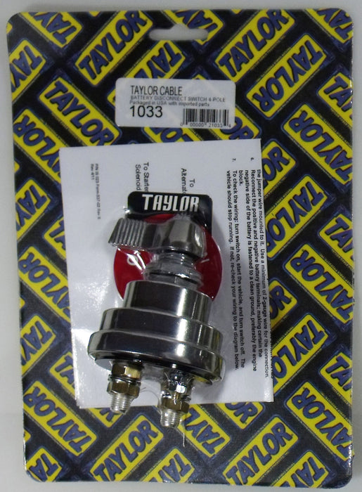 Taylor Cable 1033 Master Battery Disconnect Switch - Truck Part Superstore