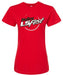 Holley 10372-MDHOL LS Fest Logo Shirt; Womens; Medium; Red; - Truck Part Superstore