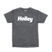 Holley 10429-MDHOL Holley Logo Shirt; Mineral Washed Distressed; Medium; Gray; - Truck Part Superstore