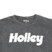 Holley 10429-MDHOL Holley Logo Shirt; Mineral Washed Distressed; Medium; Gray; - Truck Part Superstore