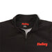 Holley 10438-2XHOL Holley Logo Quarter Zip Shirt; Mens; XXL; Black/Grey Ombre; - Truck Part Superstore