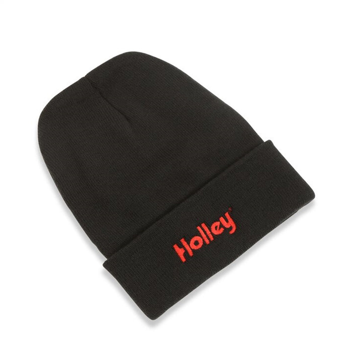 Holley 10439HOL Holley Beanie; Embroidered; Black; - Truck Part Superstore