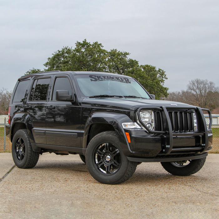 ARIES 1051 Black Steel Grille Guard, Select Jeep Liberty for Select Jeep Liberty