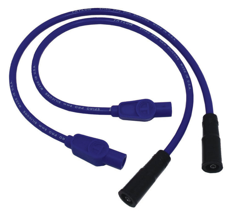Taylor Cable 10634 8mm Spiro-Pro Motorcycle Ignition Wire Set - Truck Part Superstore