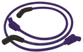 Taylor Cable 10636 8mm Spiro-Pro Motorcycle Ignition Wire Set; Custom Fit; Blue; 135 deg. Boots; - Truck Part Superstore