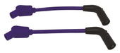 Taylor Cable 10638 8mm Spiro-Pro Motorcycle Ignition Wire Set; Custom Fit; Blue; 135 deg. Boots; - Truck Part Superstore