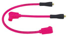 Taylor Cable 10730 8mm Spiro-Pro Motorcycle Ignition Wire Set; Custom Fit; Pink; 90 deg. Boots - Truck Part Superstore