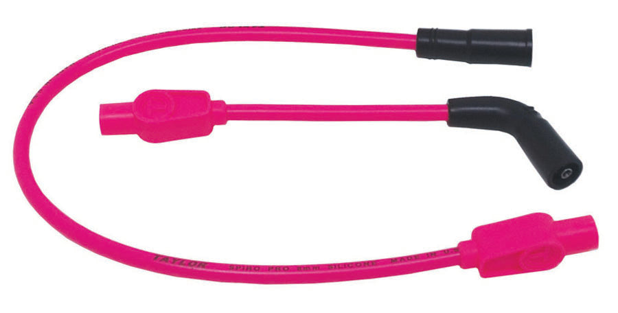 Taylor Cable 10733 8mm Spiro-Pro pink 21.5/9in custom MC 180 - Truck Part Superstore