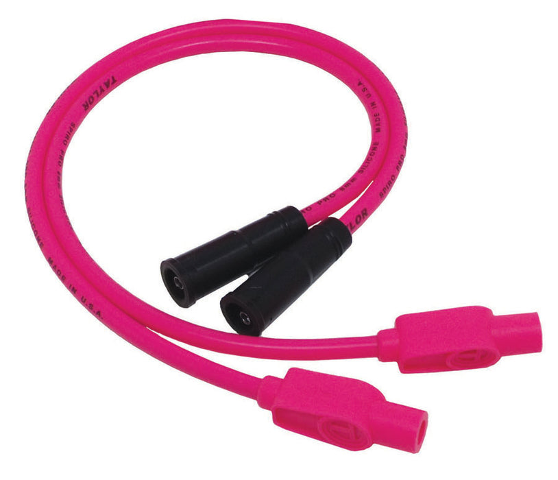 Taylor Cable 10734 8mm Spiro-Pro pink 21in custom MC 180 - Truck Part Superstore