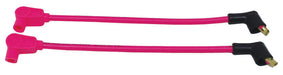 Taylor Cable 10735 8mm Spiro-Pro pink 12in custom MC 90 - Truck Part Superstore
