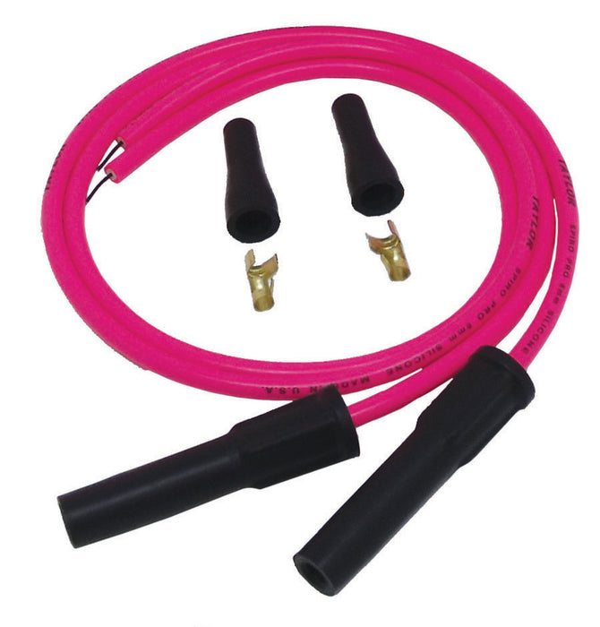 Taylor Cable 10785 8mm Spiro-Pro pink 36in univ MC 180 Pro Comp - Truck Part Superstore