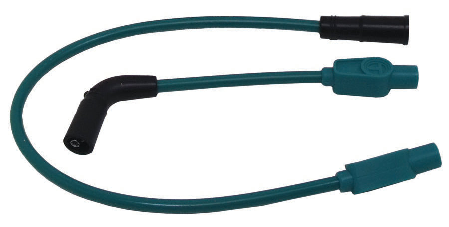 Taylor Cable 10833 8mm Spiro-Pro teal 21.5/9in custom MC 180 - Truck Part Superstore