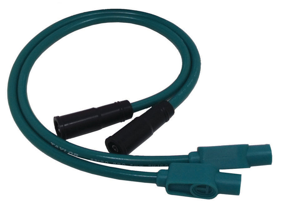 Taylor Cable 10834 8mm Spiro-Pro teal 21in custom MC 180 - Truck Part Superstore