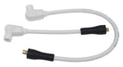Taylor Cable 10930 8mm Spiro-Pro Motorcycle Ignition Wire Set; Custom Fit; White; 90 deg. Boots - Truck Part Superstore