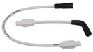 Taylor Cable 10933 8mm Spiro-Pro white 21.5/9in custom MC 180 - Truck Part Superstore