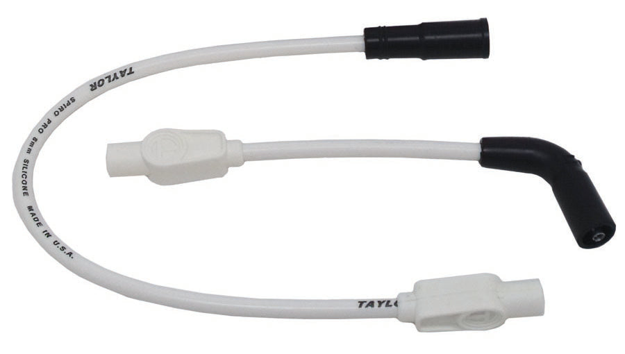 Taylor Cable 10933 8mm Spiro-Pro white 21.5/9in custom MC 180 - Truck Part Superstore