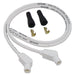 Taylor Cable 10953 8mm Spiro-Pro Motorcycle Ignition Wire Set; Universal Fit; White; 135 deg. Boots - Truck Part Superstore