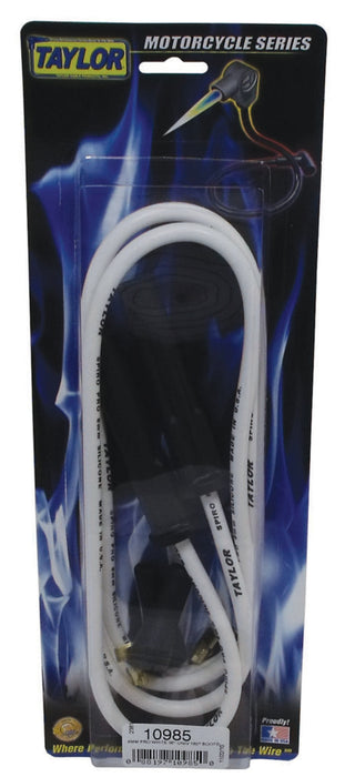 Taylor Cable 10985 8mm Spiro-Pro white 36in univ MC 180 Pro Comp - Truck Part Superstore