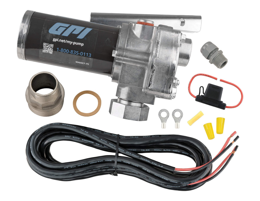 GPI 15 GPM 12V Fuel Transfer Pump - Truck Part Superstore
