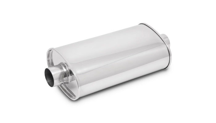 Vibrant Performance 1100 STREETPOWER Oval Muffler, 2.00" inlet/outlet (Center-Center) - Truck Part Superstore