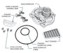 Gear Coverplate Replacement Kit for M-180S Fuel Transfer Pumps - Truck Part Superstore