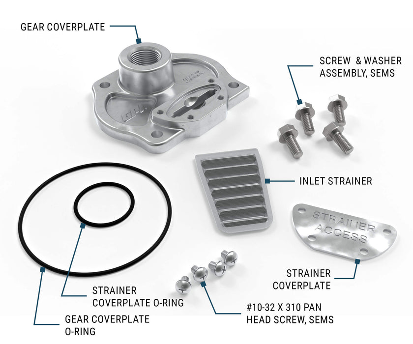 Gear Coverplate Replacement Kit for M-Series Fuel Transfer Pumps - Truck Part Superstore