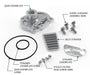 Gear Coverplate Replacement Kit for M-Series Fuel Transfer Pumps - Truck Part Superstore