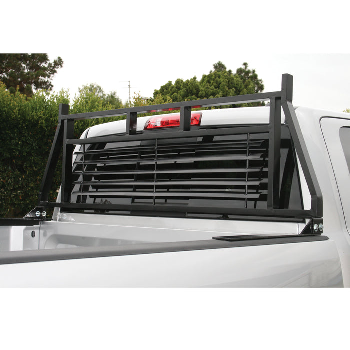 ARIES 111000 Classic Black Steel Headache Rack, Select Chevrolet, Ford, Dodge, GMC, Ram for Select Chevrolet Silverado 2500 HD