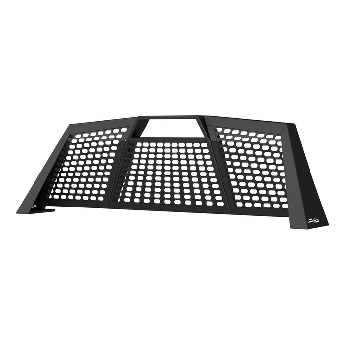 ARIES 1110110 Switchback Black Aluminum Headache Rack, Select Chevrolet Silverado, GMC Sierra for Select Chevrolet Silverado 2500 HD