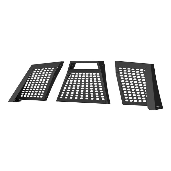 ARIES 1110115 Switchback Black Aluminum Headache Rack, Select Toyota Tundra for Select Toyota Tundra
