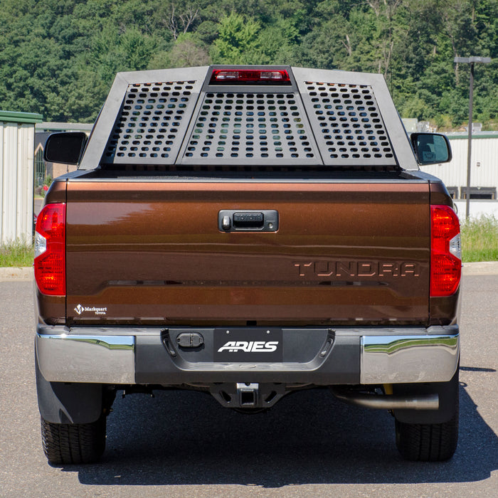 ARIES 1110115 Switchback Black Aluminum Headache Rack, Select Toyota Tundra for Select Toyota Tundra