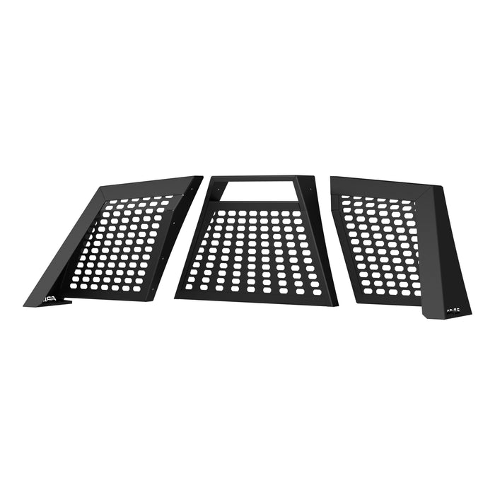 ARIES 1110117 Switchback Black Aluminum Headache Rack, Select Toyota Tundra for Select Toyota Tundra