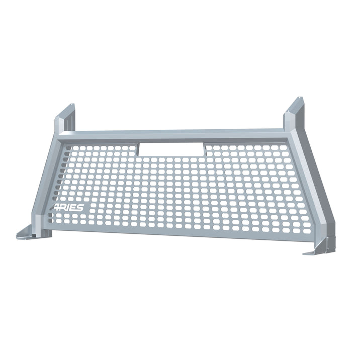 ARIES 1110205 AdvantEDGE Chrome Aluminum Headache Rack, Select Silverado, Sierra 2500, 3500 HD for Select Chevrolet Silverado 3500 HD