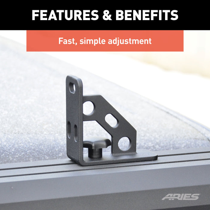 ARIES 1110310 AdvantEDGE Headache Rack Tie-Down Anchors (2-Pack)