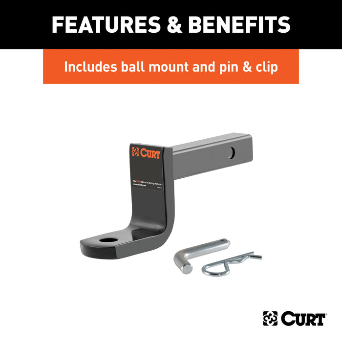 CURT 116403 Class 1 Trailer Hitch, 1-1/4" Ball Mount, Select Honda HR-V - Truck Part Superstore