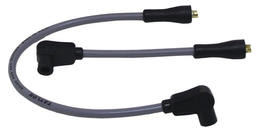 Taylor Cable 11830 8mm Spiro-Pro Motorcycle Ignition Wire Set; Custom Fit; Gray; 90 deg. Boots - Truck Part Superstore