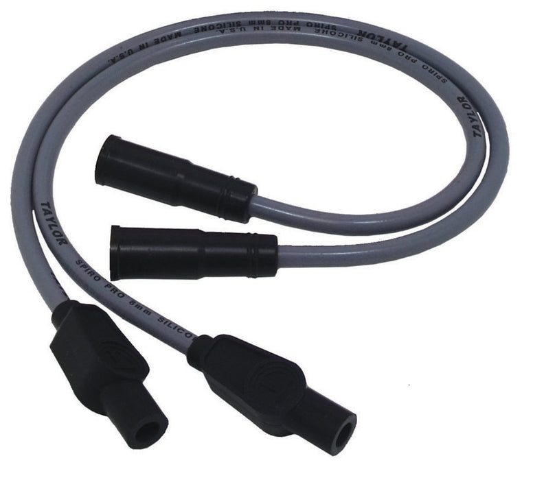 Taylor Cable 11834 8mm Spiro-Pro gray 21in custom MC 180 - Truck Part Superstore