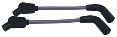 Taylor Cable 11838 8mm Spiro-Pro Motorcycle Ignition Wire Set; Custom Fit; Gray; 135 deg. Boots - Truck Part Superstore