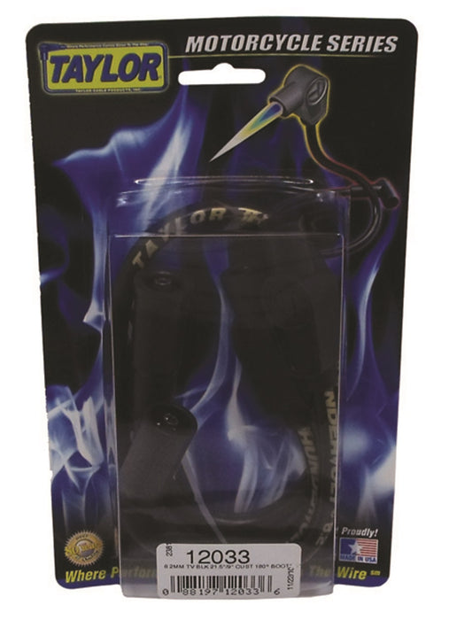 Taylor Cable 12033 ThunderVolt 8.2mm Motorcycle Ignition Wire Set - Truck Part Superstore
