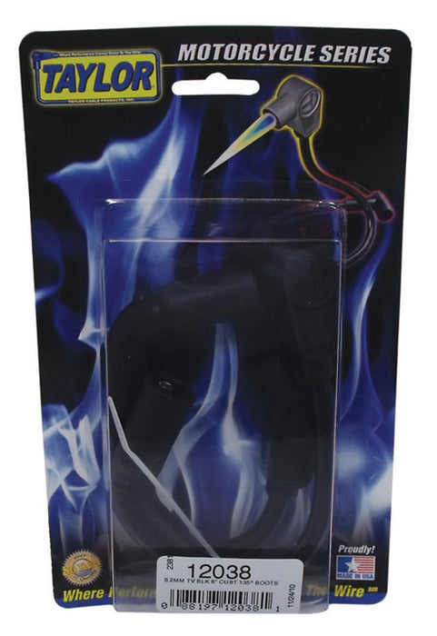 Taylor Cable 12038 ThunderVolt 8.2mm Motorcycle Ignition Wire Set - Truck Part Superstore