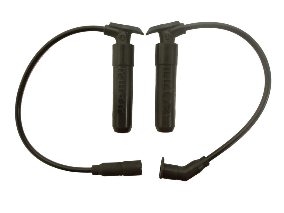 Taylor Cable 12069 ThunderVolt 8.2mm Motorcycle Ignition Wire Set; Black; Indian; R02; - Truck Part Superstore