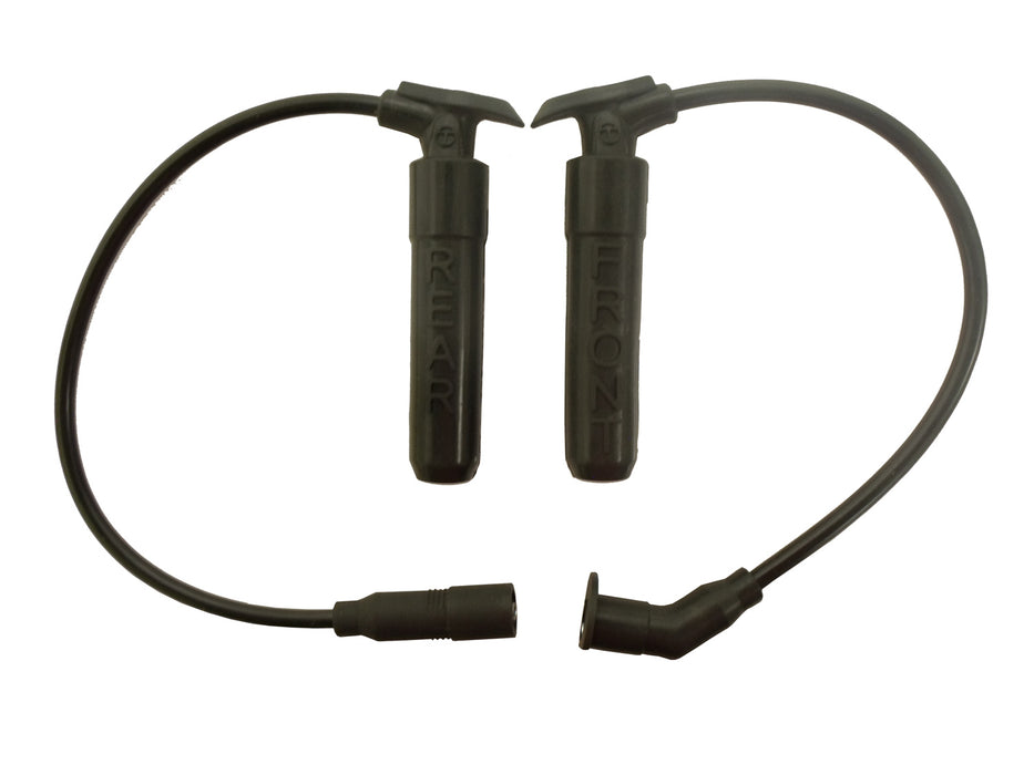 Taylor Cable 12069 ThunderVolt 8.2mm Motorcycle Ignition Wire Set; Black; Indian; R02; - Truck Part Superstore