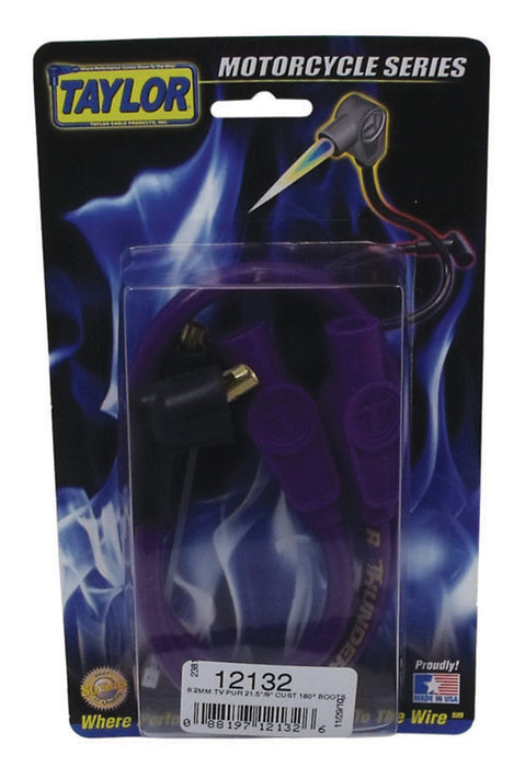 Taylor Cable 12132 TV 8.2 purple 21.5/9in custom MC 180 - Truck Part Superstore